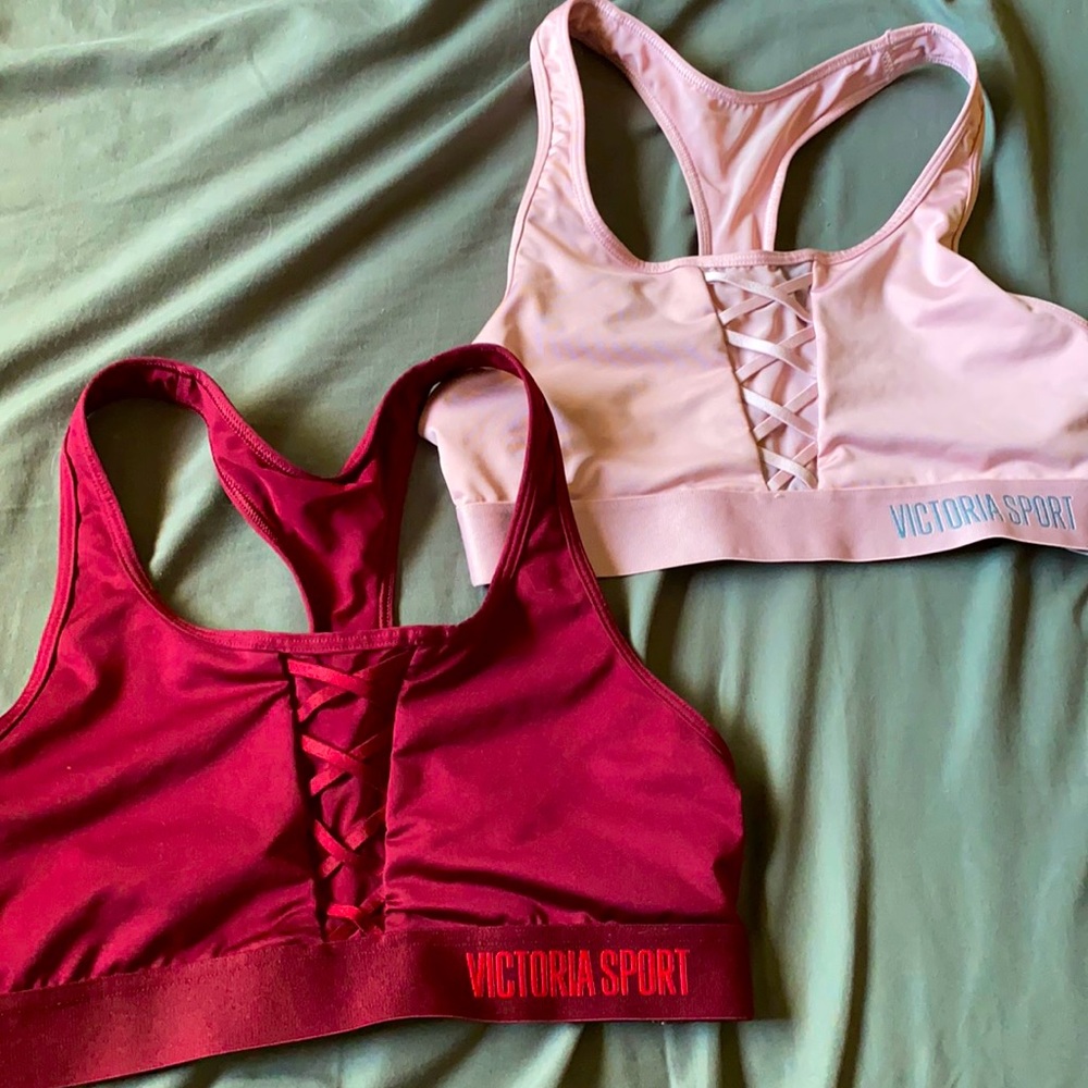 Two matching Victoria’s Secret SPORT bras